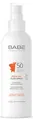 Флюїд-спрей сонцезахисний Babe Laboratorios SPF50 дитячий із пантенолом і пребіотиком, 200 мл
