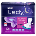 Прокладки урологические Seni Lady super night, 12 штук