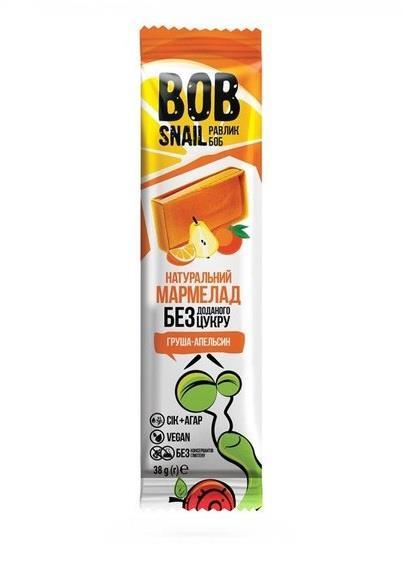 Мармелад Bob Snail Jelly грушево-апельсиновый, 38 г