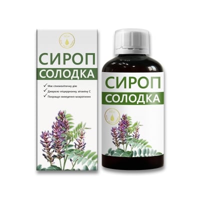 Солодки корінь сироп по 200 мл у флак.