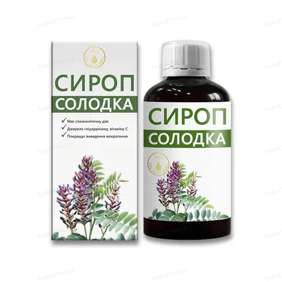 Солодки корінь сироп по 200 мл у флак.