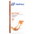 Набор пластырей MP MedPlast ACTIVE на эластичной основе, размером 19 мм х 72 мм, телесные, 10 штук