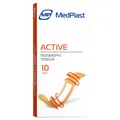 Набір пластирів MP MedPlast ACTIVE на еластичній основі, розміром 19 мм х 72 мм, тілесні, 10 штук