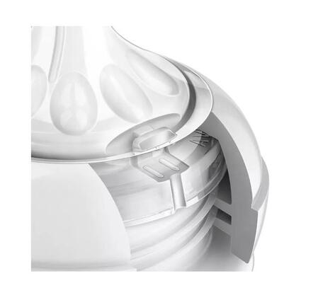 Соска силиконовая Philips Avent Natural SCF655/27, переменный поток, от 3 месяцев, 2 шт