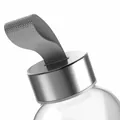 Пляшка для води Vplab Water bottle прозора з білим лого, 580 мл
