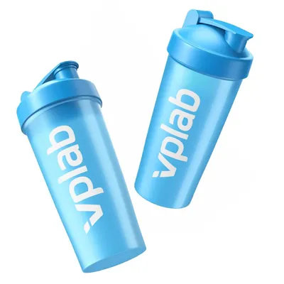 Шейкер Vplab Shaker з кулькою, блакитний, 700 мл