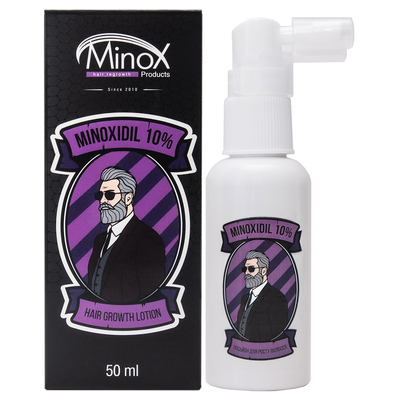 Лосьон для роста волос Minox 10 мужской, флакон 50 мл №1