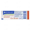 Пластир медичний Ecoplast нетканий бактерицидний, 72 мм x 19 мм, 1 штука