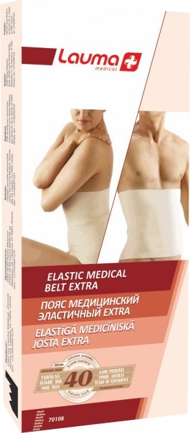 Пояс Lauma EXTRA 70108 еластичний, з одним швом, розмір 2 (S)