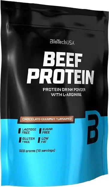 Протеїн яловичий гідролізат Biotech BEEF Protein шоколад-кокос, 500 г