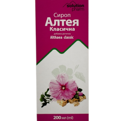 Алтея сироп классический Solution Pharm по 200 мл во флак.