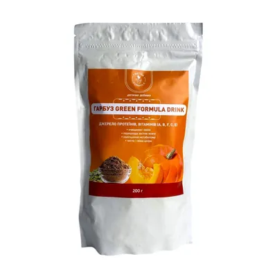 Клітковина насіння гарбуза Tibetan formula Formula Green drink, 200 г
