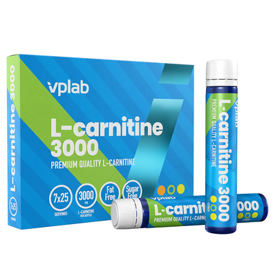 L-Карнитин 3000 VPLab L-Carnitine раствор по 25 мл №7 во флак.
