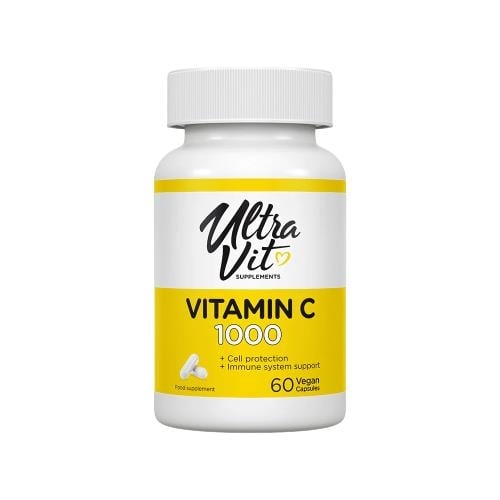 Витамин C VPLab UltraVit Vitamin C 1000 мг, 60 капсул