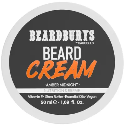 Крем для бороди Beardburys Amber Midnight поживний та відновлювальний, 50 мл