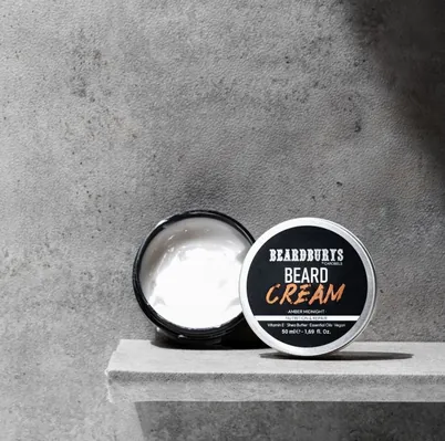 Крем для бороди Beardburys Amber Midnight поживний та відновлювальний, 50 мл