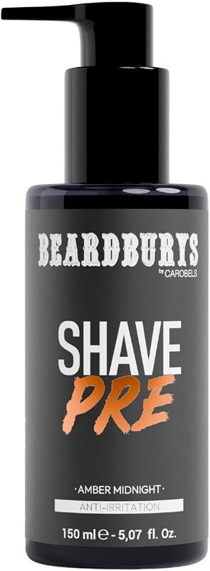 Крем перед бритьем Beardburys Amber Midnight против раздражений, 150 мл