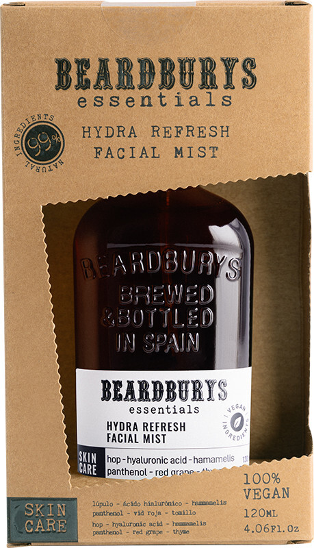 Мист для лица Beardburys Essentials Hydra Refresh освежающий, 120 мл