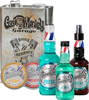 Набір Beardburys Matt Style Kit Gas Monkey