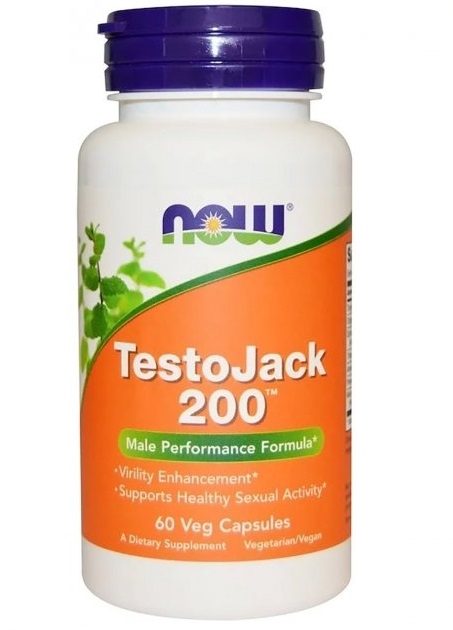 Тестостероновый бустер NOW TestoJack 200 капсулы №60