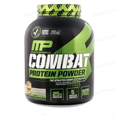 Протеїн комплексний MusclePharm Combat Protein Powder печиво та крем, 0,907 кг