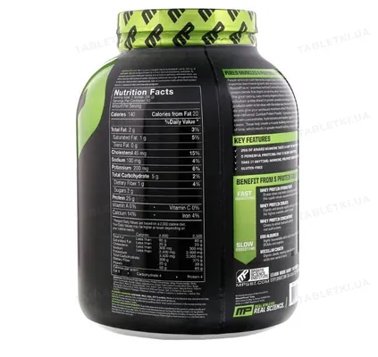 Протеїн комплексний MusclePharm Combat Protein Powder печиво та крем, 0,907 кг