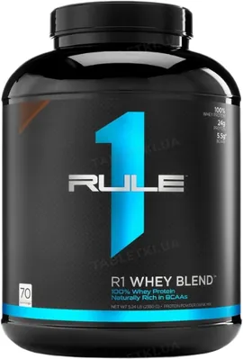 Протеїн сироватковий змішаний Rule One R1 Whey Blend, кава мокко, 2308 г