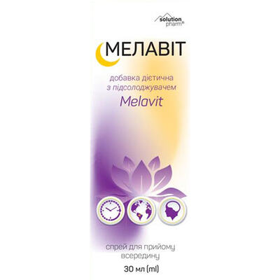 Мелавит Solution Pharm оральный спрей по 30 мл во флак.
