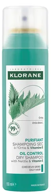 Шампунь сухий Klorane Nettle Кропива себорегулюючий, 150 мл