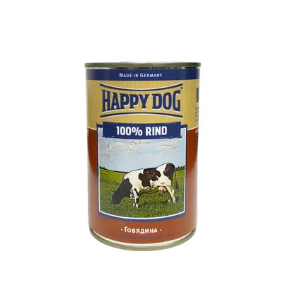 Паштет монобілковий Happy Dog Dose 100%  Rind  для собак усіх порід з яловичиною, 400 г, 6000663