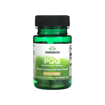 Пирролохинолин хинон Swanson PQQ Pyrroloquinoline Quinone 10 мг, 30 капсул