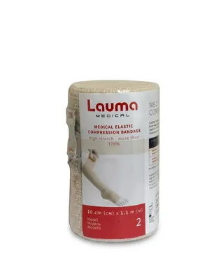 Бинт еластичний Lauma модель 2 Latex Free високої розтяжності 1,1 м х 10 см