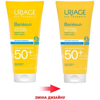 Молочко солнцезащитное Uriage Bariesun для тела, SPF 50+, 100 мл