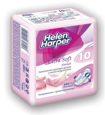 Прокладки гигиенические Helen Harper Ultra Normal plus Soft, 10 шт