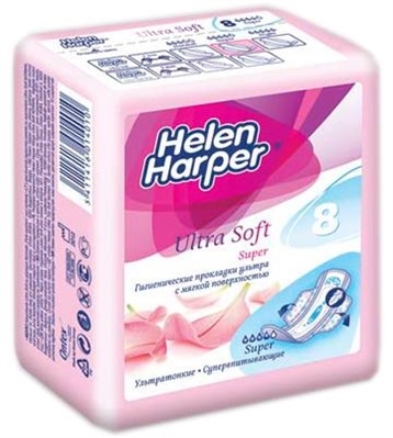 Прокладки гигиенические Helen Harper Ultra Super plus Soft, 8 шт