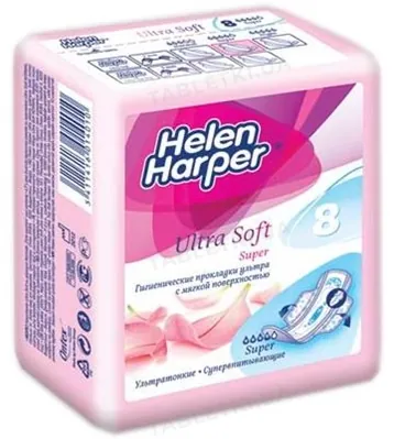 Прокладки гігієнічні Helen Harper Ultra Super plus Soft, 8 шт