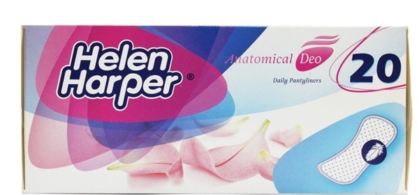 Прокладки ежедневные Helen Harper Anatomical Deo, 20 штук