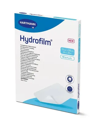 Пов'язка плівкова Hydrofilm прозора, 15 см х 20 см, 10 штук