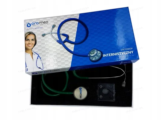 Стетоскоп Oromed ORO SF-502 Green із двосторонньою головкою