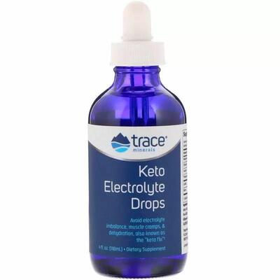 Кето-электролиты Trace Minerals Keto Electrolyte капли, 118 мл
