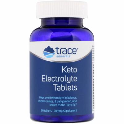 Кето-электролиты Trace Minerals Keto Electrolyte, 90 таблеток