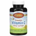 Витамин С для детей Carlson Labs Chewable Vitamin C цитрус, 250 мг, 60 таблеток