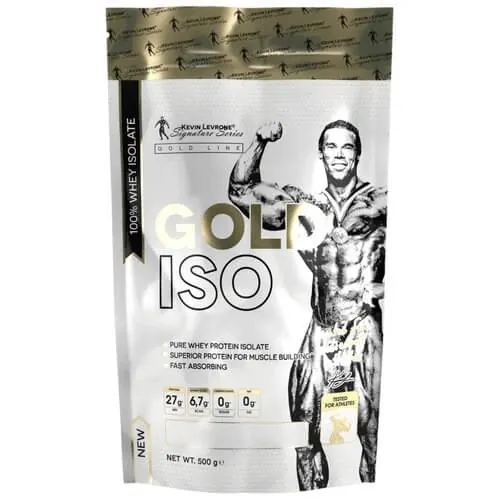 Протеїн сироватковий ізолят Kevin Levrone Gold Iso дубайський білий шоколад, 500 г