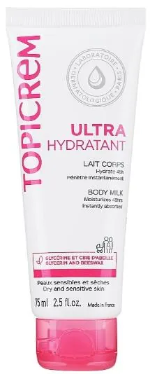 Емульсія для тіла Topicrem Ultra Hydratant Body ультразволожуюча, 75 мл