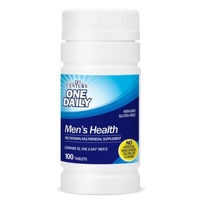 Вітаміни для чоловіків 21st Century One Daily Men's Health таблетки №100
