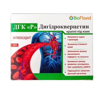 Дигидрокверцетин-P (ДГК-P) 3000 мг капли под язык, 15 мл
