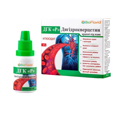 Дигидрокверцетин-P (ДГК-P) 3000 мг капли под язык, 15 мл