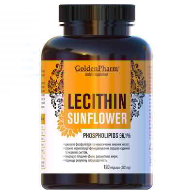 Лецитин Golden Pharm подсолнечный капсулы 562 мг №120