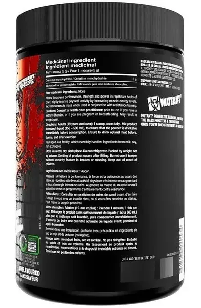 Креатин моногідрат Mutant Creatine без смаку, 300 г