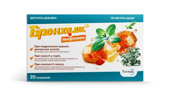 Бронхалик льодяники по 2,85 г №20